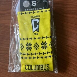 StrideLine Columbus Crew Yellow Casual Socks